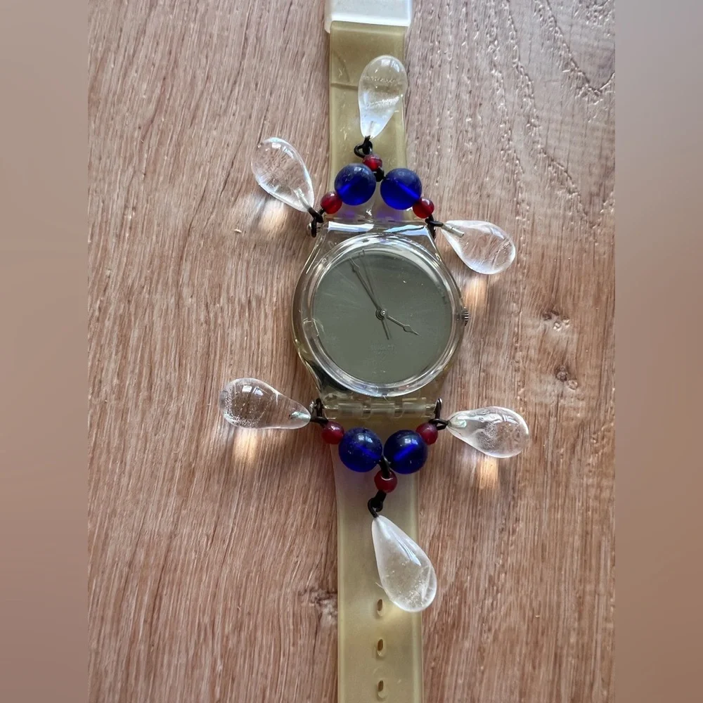Vintage 1992 Christmas special chandelier Swatch. With packaging